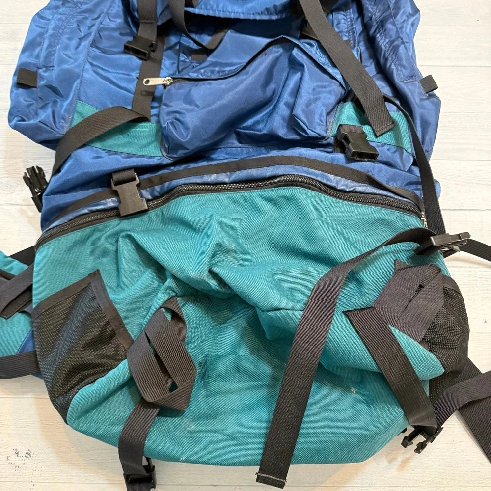 Kelty RedCloud Internal‎ Frame Hiking Camping Backpack blue green